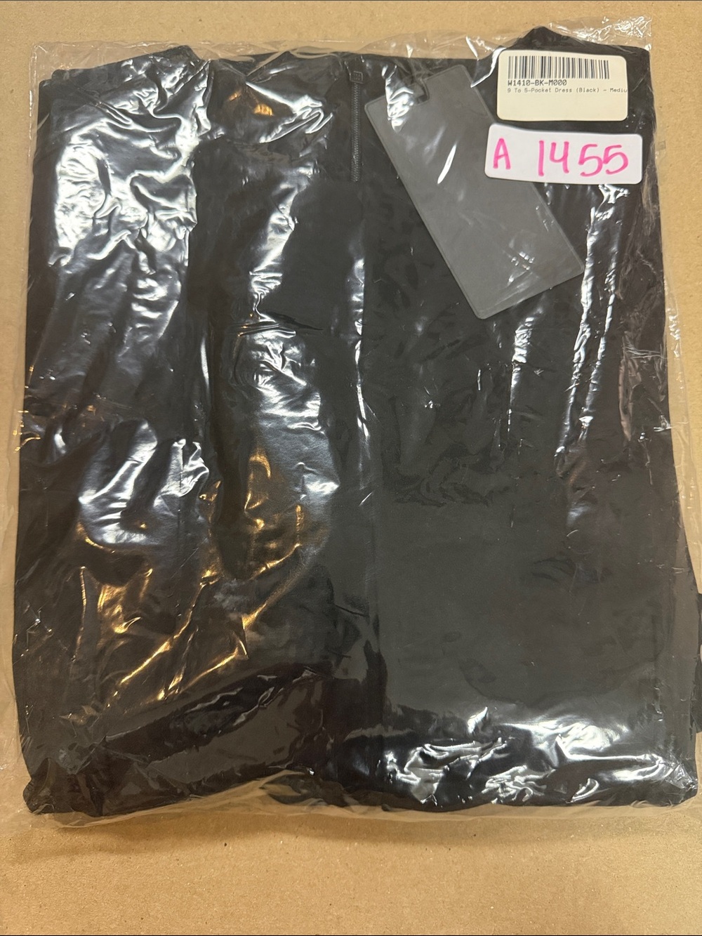 New Betabrand Black 9 to 5 Pocket Dress Medium